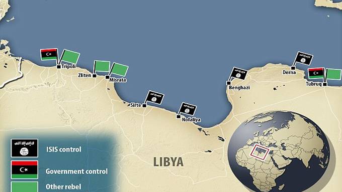 ISIS threatens to send 500,000 migrants to Europe as a ’psychological weapon'’ in chilling echo of Gaddafi's prophecy that the Mediterranean ’will become a sea of chaos’