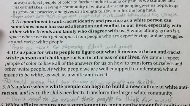 California Public School Promotes ‘White Space’ to ‘Unlearn Racism’