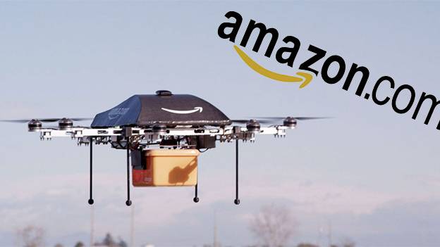 Amazon Drones Take to Skies