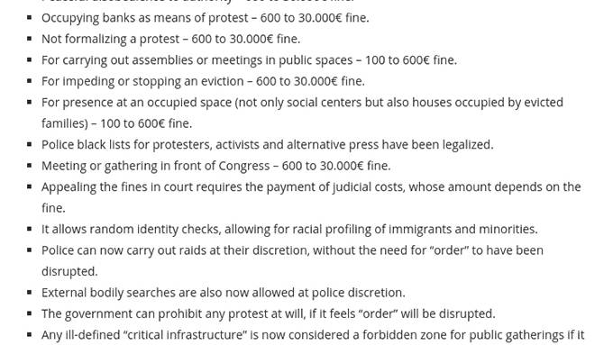 First Hologram Protest in History Held Against Spain’s Gag Law