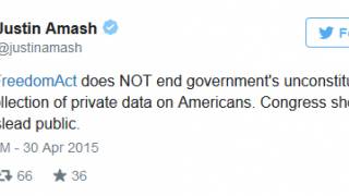 Rep. Amash: Not Enough Votes in Congress to Reauthorize PATRIOT Act