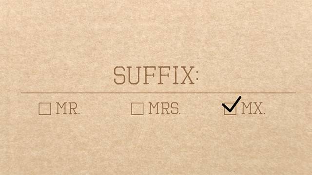 Oxford English Dictionary May Add Gender-Neutral 'Mx' Honorific