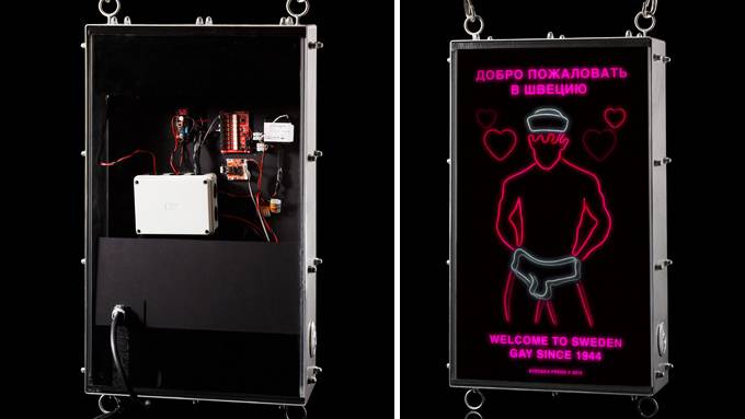 Swedish activists deploy 'gay propaganda' defense system against lurking Russian subs