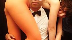 Artist Nate Hill 'wears' white women in controversial 'Trophy Scarves' project