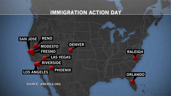 Nationwide protests planned for immigrant rights