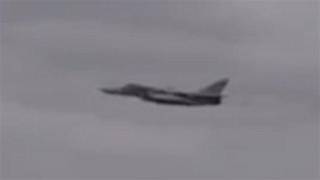 Video: Russian warplane flying past US warship in Black Sea