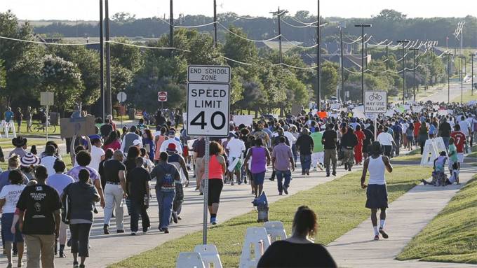 Protests Follow Video of Officer Drawing Gun on Black Teens