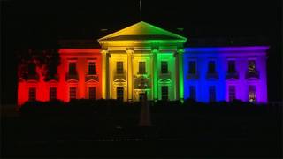 White House Lit Up In Rainbow Colors to Celebrate Same-Sex Marriage Decision
