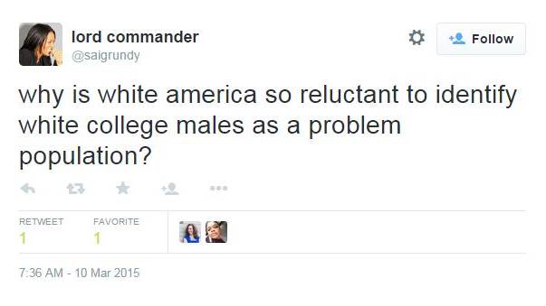 Boston University Professor Says White College Males are a Problem Population