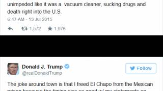 Donald Trump Asks FBI to Investigate El Chapo Related Threat