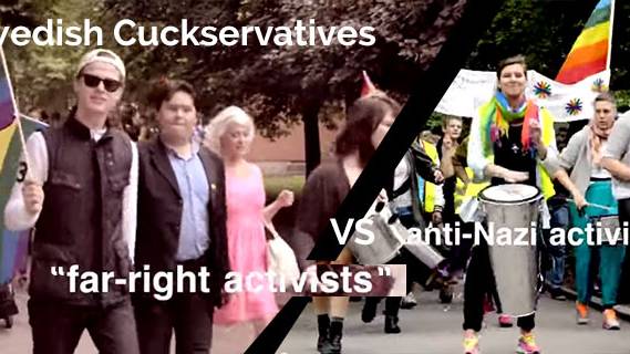 Gay Pride parade in Muslim area of Sweden called "racist", sparks protest by "Anti-Nazi" leftists