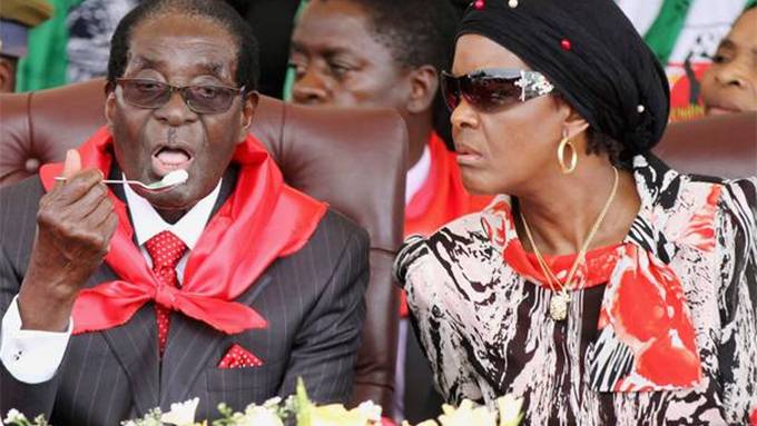 Robert Mugabe eats a zoo for 'obscene' 91st birthday party