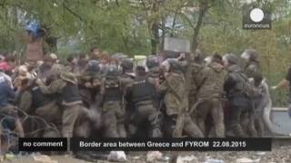 Invasion into Macedonia from Greece - Border Mayhem