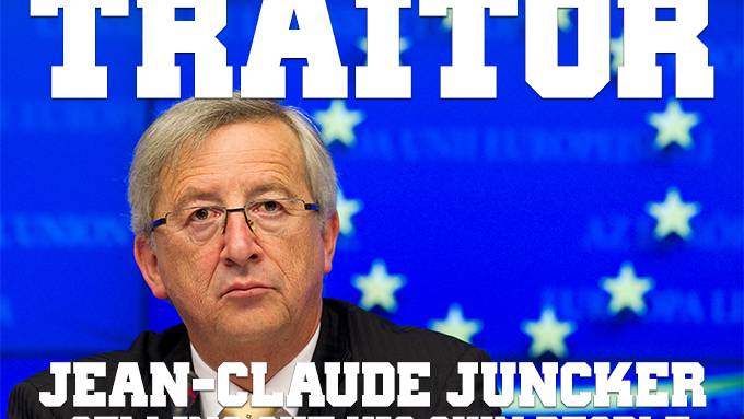EU President Juncker goes full Cuck in his state of the union speech - A traitor to the European People