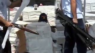 Container with aid for "refugees" was full of weapons and ammunition