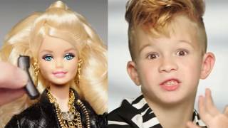 New Barbie Ad Features Young Boy Playing with Doll