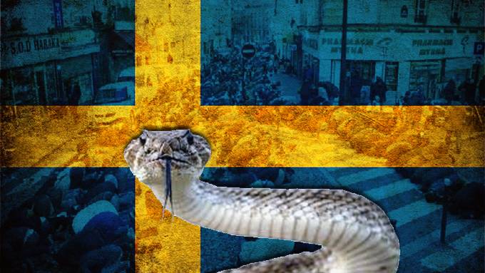 Sweden: Muslim Migrants Batter Gay Man to Death, Wrap Snake Around His Neck