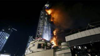 Inferno at 63-story luxury hotel in Dubai near New Year’s Eve fireworks display