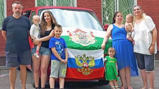 German family travel to Russia to claim asylum - claiming their country is no longer safe because of the migrant influx