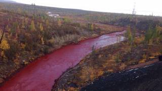 Siberia: Russian Arctic River Mysteriously Turns Blood-Red