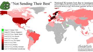 "Not Sending Their Best": World Map of IQ Drop Due to Immigration