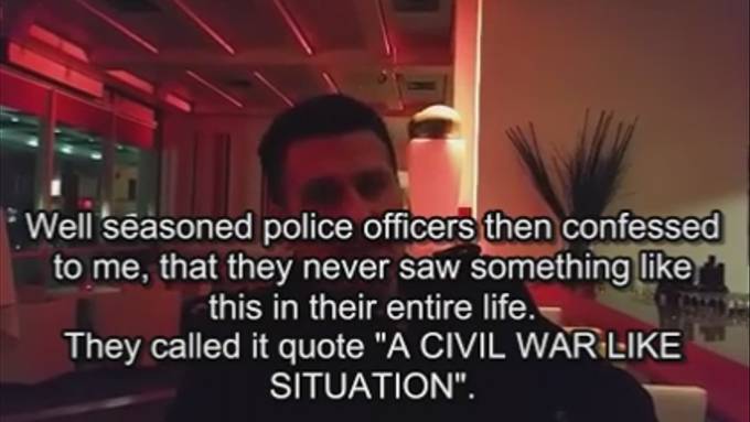 Cologne Eyewitness: Police Described Situation as "Civil War"