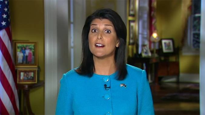 In GOP response to Obama, SC governor defends "refugee" invasion