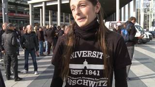 German protester who wore 'University of Auschwitz, 1941' T-shirt faces prison