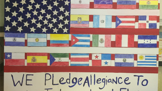 Outrageous! Public School Students Taught To 'Pledge Allegiance To An International Flag'