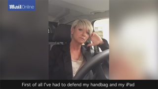 Businesswoman records warning to women after having her handbag snatched, her breasts groped and fighting off a carjacker in three attacks by 'non-Austrians' during a trip to Vienna