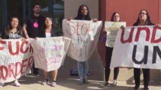 College students demand safe spaces from border patrol agents