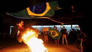 Protesters storm Brazilian capital after bugged phone call goes public which reveals President gave senior government position to her predecessor so he could avoid arrest over corruption