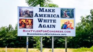‘Make America White Again’: Tennessee candidate faces boycott over Trump-inspired racist billboard