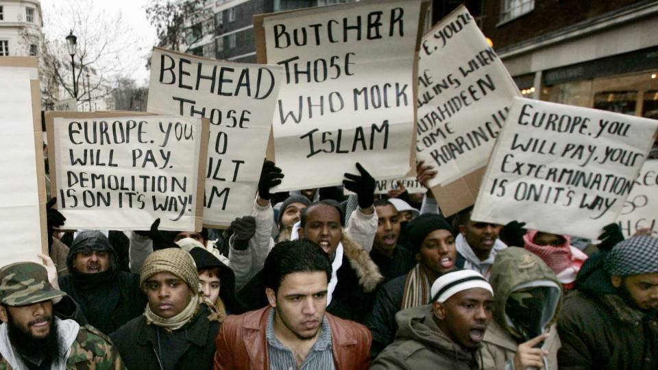 Image result for images islamic violence europe