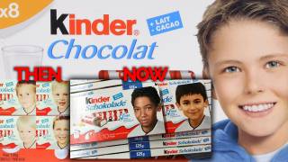 Kinder Chocolate Replaces White Kid on Packaging with Immigrant Kids