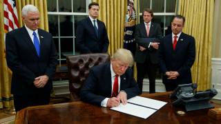 Trump Signs 3 Executive Orders: Withdraws From TPP, Freezes Federal Hiring, Limits Overseas Abortion Funding
