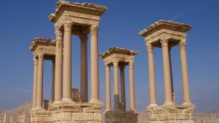 ISIS Blows up the Tetrapylon and Roman Amphitheatre in the Ancient City of Palmyra