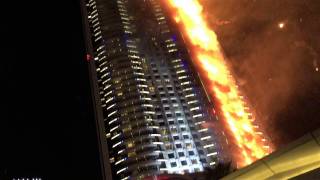 Huge Fire Rips Through Dubai Torch Tower