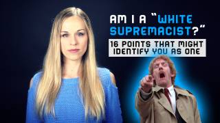 Am I a "White Supremacist?"