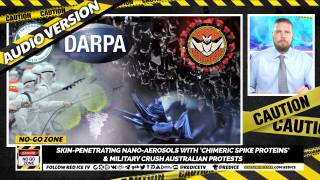 No-Go Zone: Skin-Penetrating Nano-Aerosols With ‘Chimeric Spike Proteins’ & Military Crush Australian Protests
