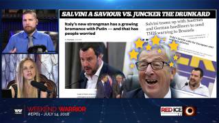 Salvini A Saviour Vs. Juncker The Drunkard
