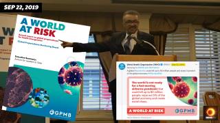 W.H.O. Director-General 'Predicted' A Global Flu Pandemic In September 2019