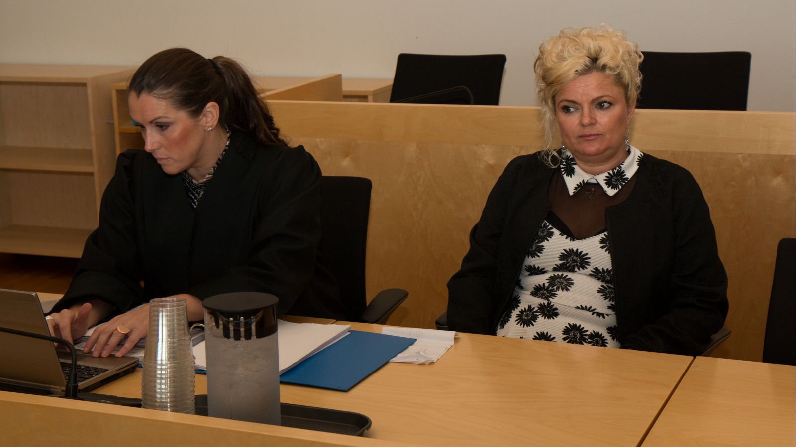 Merete Hodne in Court