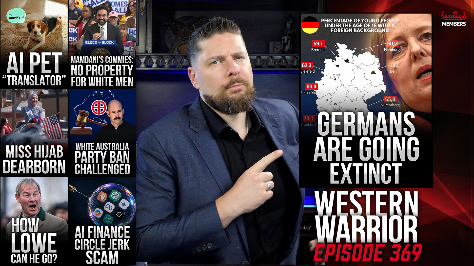 No Property For White Men, German Extinction, White Australia Ban Challenged, AI Finance Circle Jerk - WW Ep369