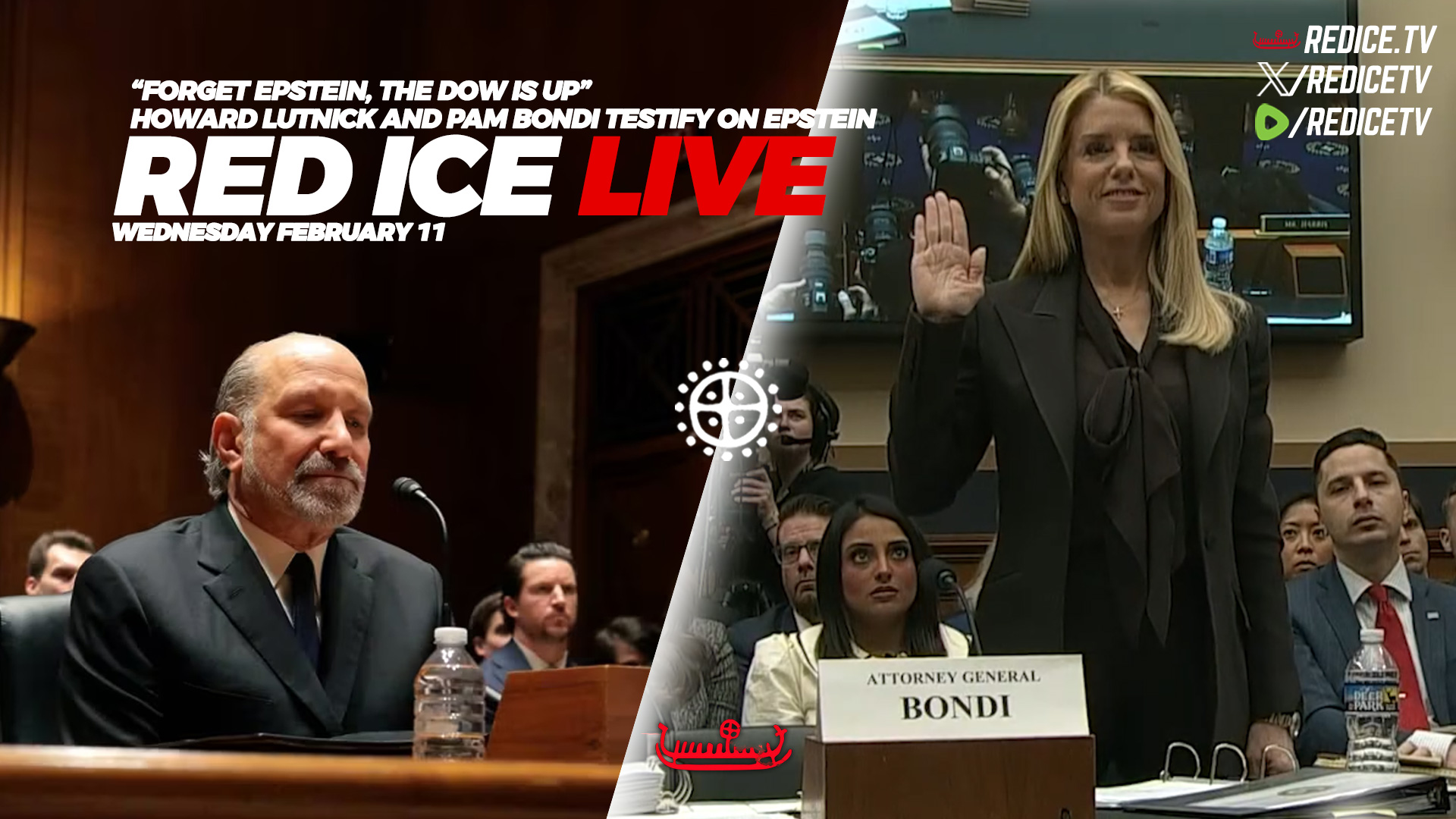 “Forget Epstein, The DOW Is Up” Howard Lutnick and Pam Bondi Testify On Epstein